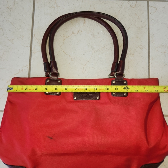 kate spade red tote purse - Picture 3 of 8